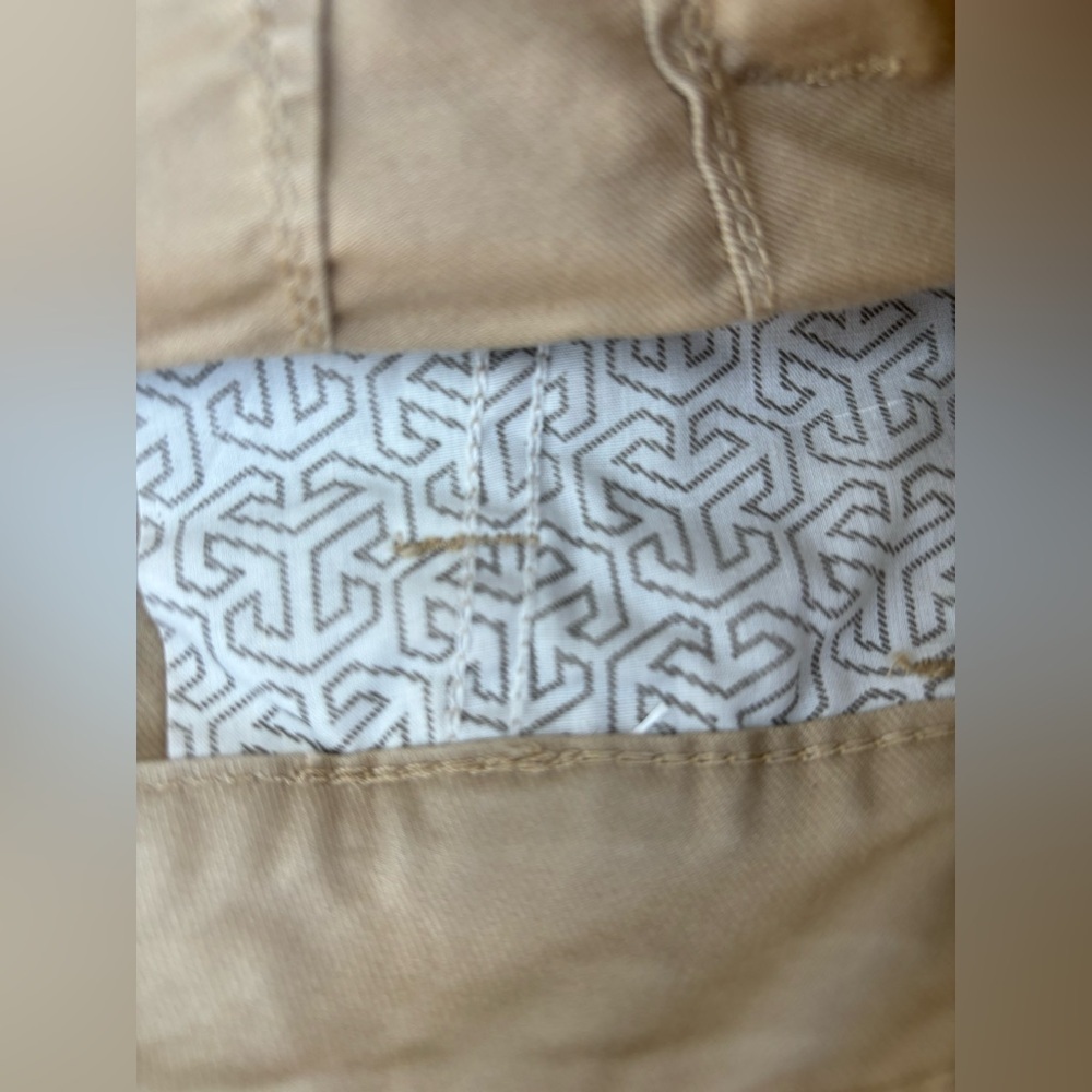 Tory Burch Convertible Khaki Safari Shorts NWT Size 26 - Picture 8 of 8